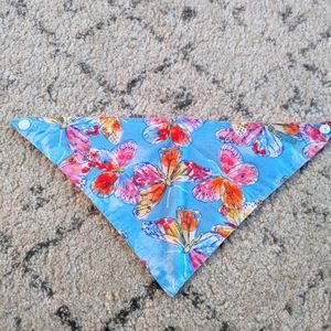 Butterfly Kingdom Reversible Snap On Pet Bandana